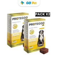 Pack x2 Antipulgas para Perros Proteggo 3M de 40 a 56 Kg x 1 Tableta