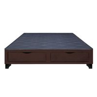 Base de Cama Kolpa 2 Cajones Frontales 2 Plz - Chocolate