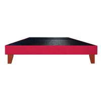 Base de Cama Luton Slim 2 Plz - Rojo