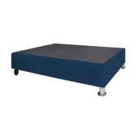 Base De Cama Luton con Ruedas 2 plz - Azul Marino