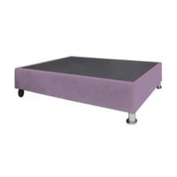 Base De Cama Luton con Ruedas 1.5 plz - Lila