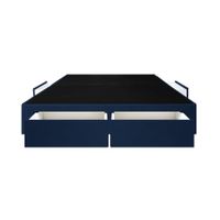 Base De Cama Wels 4 Cajones 2 Plz - Azul Marino
