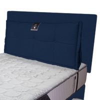 Dormitorio Pocket Vip + 4 Caj. 2 Plz + Cabecera + Cojin - Azul Marino