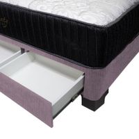 Dormitorio Pocket Vip + 4 Cajones 2 Plz + Cabecera - Lila