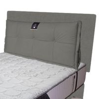 Dormitorio Pocket Vip + 4 Caj. 2 Plz + Cabecera + Cojin - Gris Oscuro