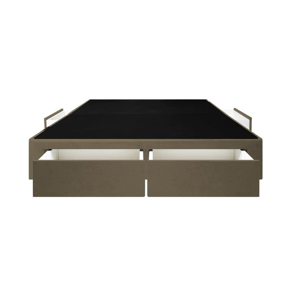 Base de Cama Wels 4 Cajones King Americano - Beige Oscuro Base de Cama Wels 4 Cajones King Americano - Beige Oscuro