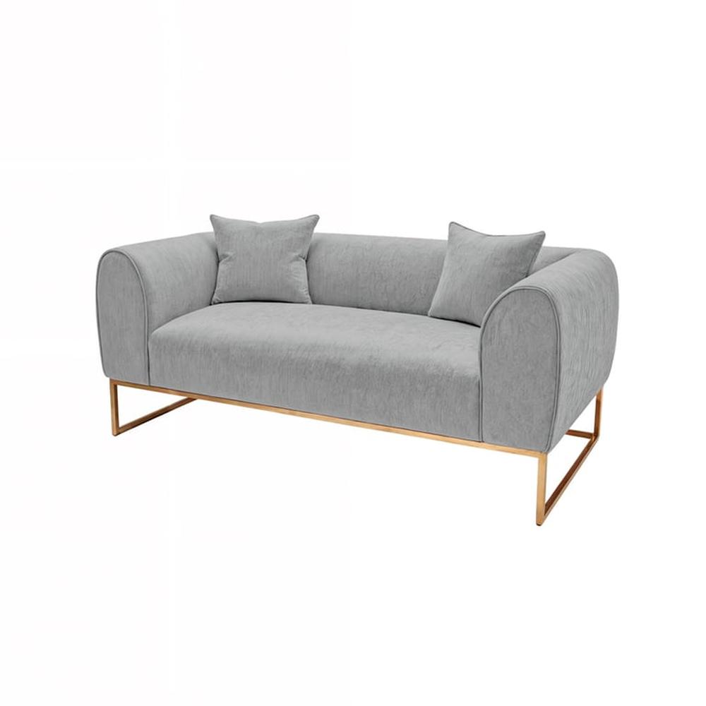 Sofá Luxury Serris 2 Cuerpos - Gris claro