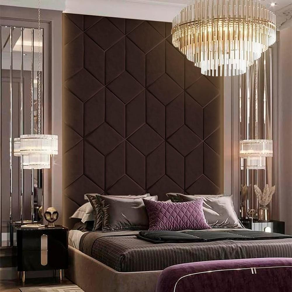 Cabecera Fredericia Queen - Chocolate