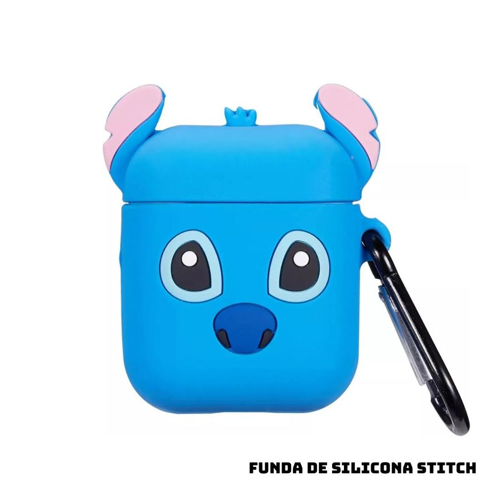 Carcasa de silicona para Airpods de Apple generación 1 y 2 diseño de STITCH
