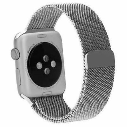 Correas Milanese Imantada Applewatch 38-40-41mm Plateado Correas Milanese Imantada Applewatch 38-40-41mm Plateado