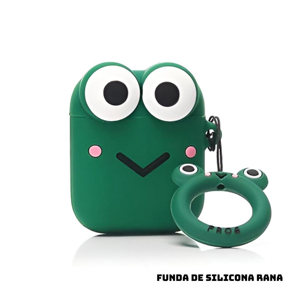 Carcasa de silicona para Airpods de Apple generación 1 y 2 diseño de RANA Carcasa de silicona para Airpods de Apple generación 1 y 2 diseño de RANA