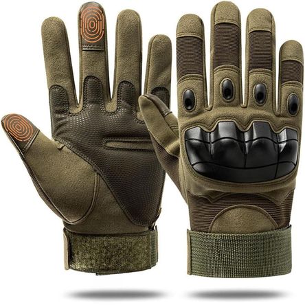 Guantes Táctico Militar de Dedo Completo para Moto, Gym, Ciclismo, etc Color Verde Guantes Táctico Militar de Dedo Completo para Moto, Gym, Ciclismo, etc Color Verde