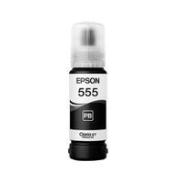 TINTA EPSON T555120-AL COLOR NEGRO 70ML, RENDIMIENTO 7300 PAGINAS, PARA EPSON L8160 P/N: T555120-AL