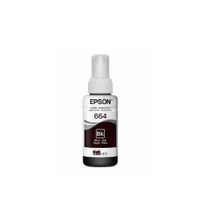 TINTA EPSON 664 COLOR NEGRO 70ML HASTA 4000 PAGINAS PARA ECOTANK SERIE L200 L300 PN T664120 AL