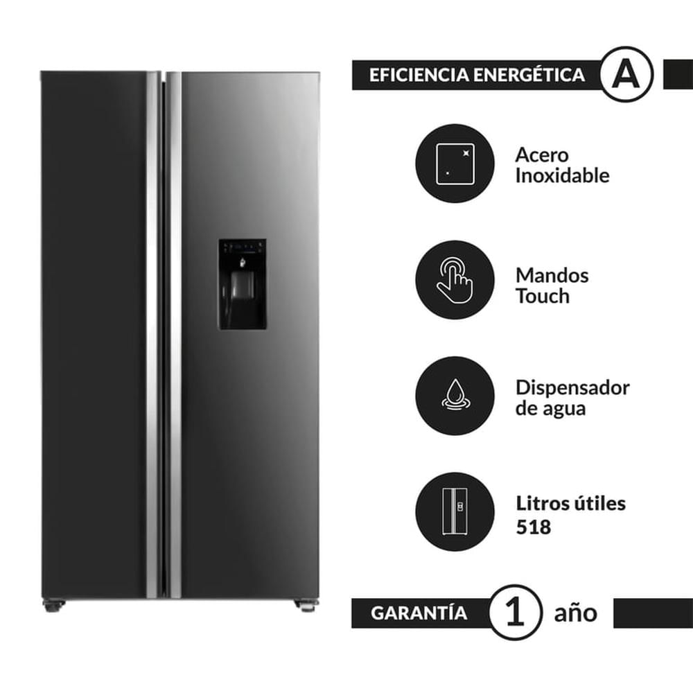 Refrigerador FDV Deluxe Prestige SBS Inox 2.0