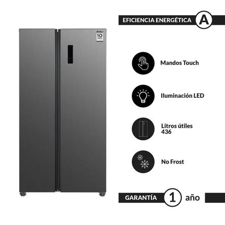 Refrigerador FDV Slim Black Inox 436 L Side by Side Refrigerador FDV Slim Black Inox 436 L Side by Side