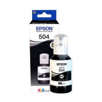 TINTA EPSON 504 COLOR NEGRO 6000 PAGINAS PARA ECOTANK L4150 L4160 L4260 L6161 PN T504120AL