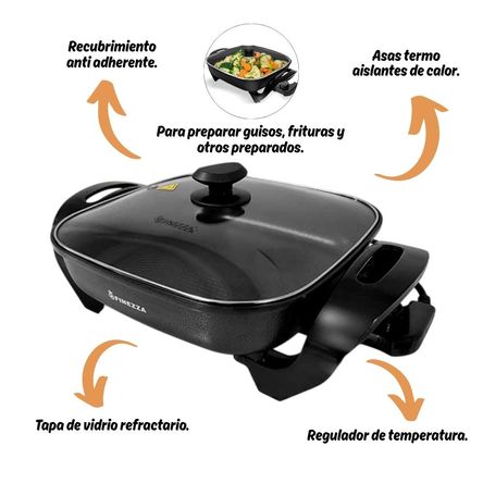 Sarten con Control de Temperatura Finezza FZ-136ES