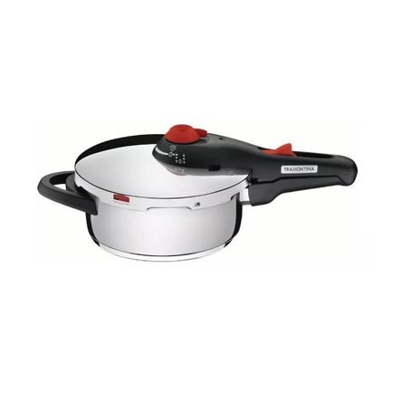 Olla A Presion TRAMONTINA 4,5 lts Ace. Inox.