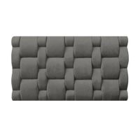 Cabecera Niza Aerea 1.5 Plz - Gris Oscuro