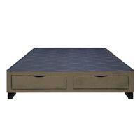 Base de Cama Kolpa 2 Cajones Frontales 1.5 Plz - Beige oscuro