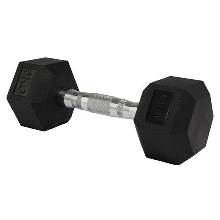 Mancuerna Atletis hexagonal PVC-Acero 5 kg Mancuerna Atletis hexagonal PVC-Acero 5 kg