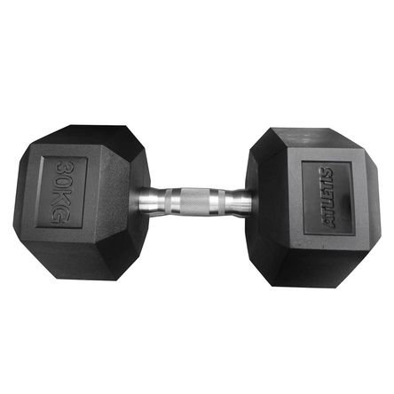 Mancuerna Hexagonal 30 Kg Negro Mancuerna Hexagonal 30 Kg Negro