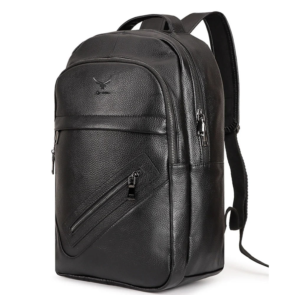 Mochila De Cuero Vacuno TESEO MH657 (Laptop 13,6 Mochila De Cuero Vacuno TESEO MH657 (Laptop 13,6