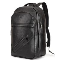 Mochila De Cuero Vacuno TESEO MH657 (Laptop 13,6"")