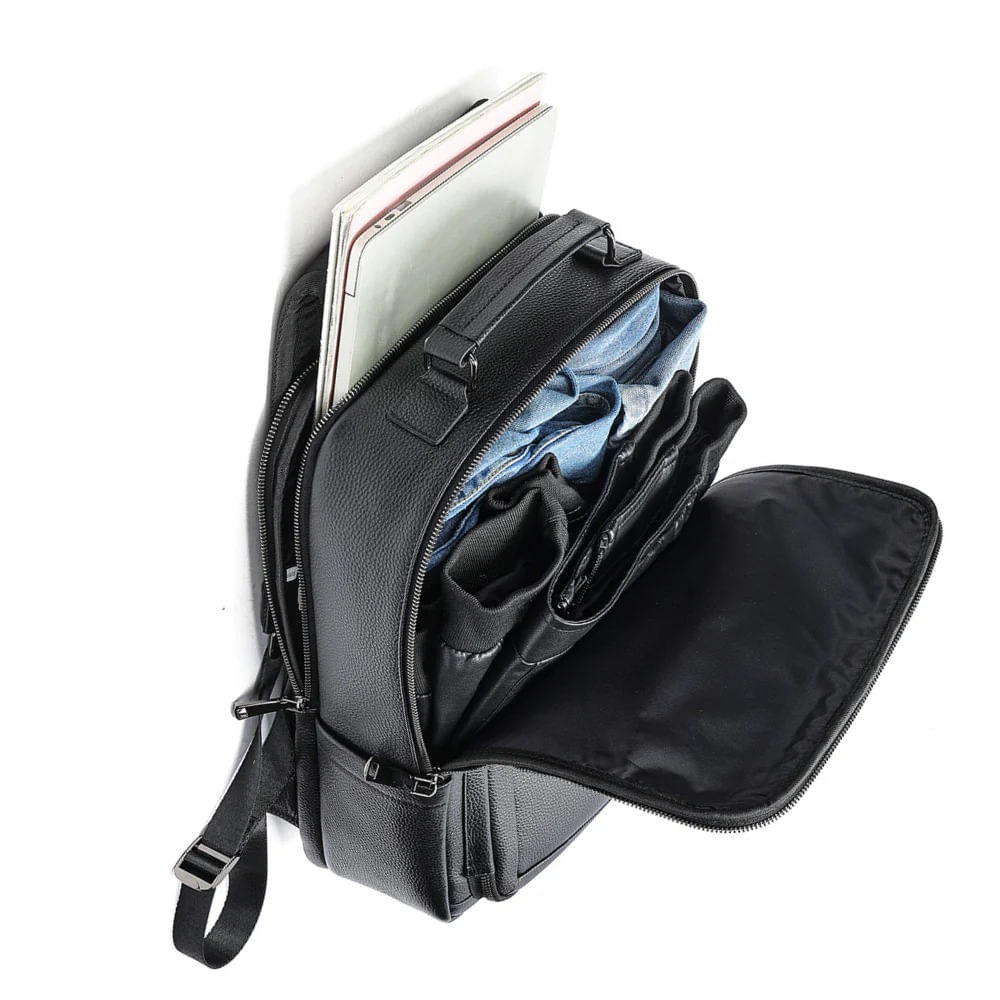Mochila De Cuero Vacuno Para Viaje OSSIAN 2290 (Laptop 15 Mochila De Cuero Vacuno Para Viaje OSSIAN 2290 (Laptop 15