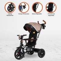 Triciclo Guiador Reversible 360° «HARDY» Beige