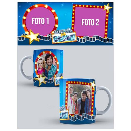 Taza de Loza Grande 15oz Personalizada Día Del Padre 53