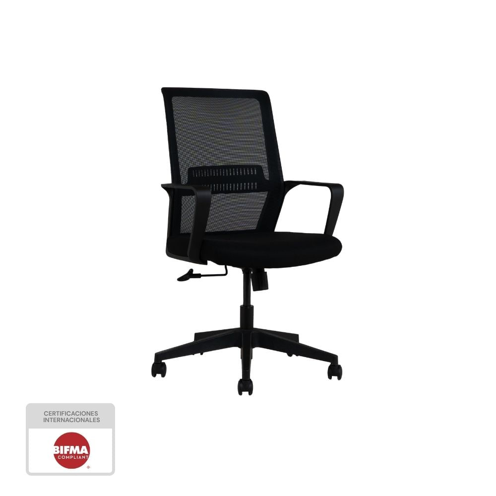 Silla de Oficina Ergonómica Nihmo 1 Negro