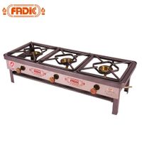 Cocina de Mesa Semi Industrial Fadic 3 Hornillas  FSI03-21