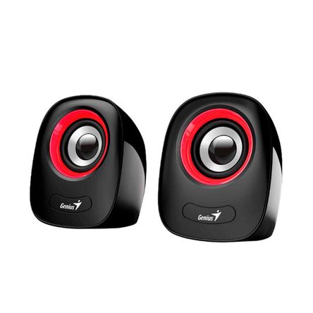 PARLANTE GENIUS SP-Q160 ROJO, 6W, 2.0 MULTIMEDIA, STEREO USB, 3.5MM - P/N: 31730027401 PARLANTE GENIUS SP-Q160 ROJO, 6W, 2.0 MULTIMEDIA, STEREO USB, 3.5MM - P/N: 31730027401