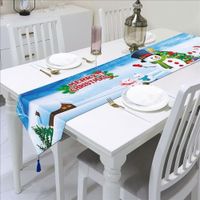 Camino de Mesa Navideño 33x180 cm PAPA NOEL Nº8