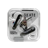 Audifonos Teros Te-8072W Bluetooth/Tws/4Hrs Blanco