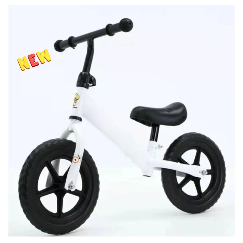 Bicicleta de Balance de Equilibrio Para Niños Aro 12 Blanco