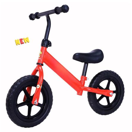 Bicicleta de Balance de Equilibrio Para Niños Aro 12 Rojo