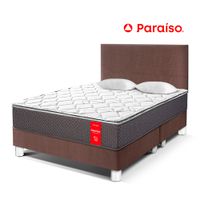 Juego de Dormitorio Paraíso Super Star King Chocolate + 2 almohadas + protector