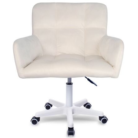 Silla Giratoria de Escritorio Oficina Buckingham Curve Blanca