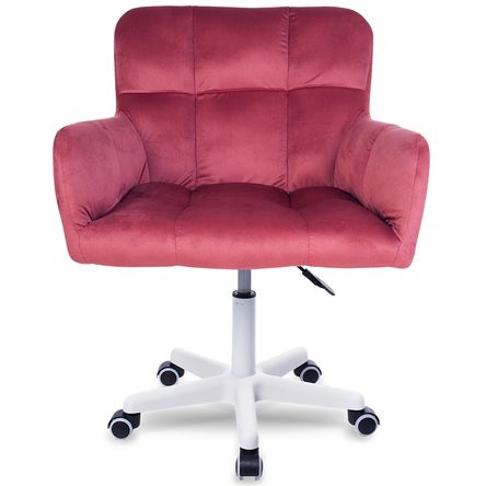 Silla Giratoria de Escritorio Oficina Buckingham Curve Rosado Bean.