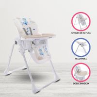 Silla de Comer Graduable para Bebé »FEED» Blue