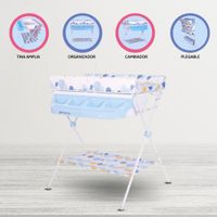 Bañera Plegable para Bebé «MAXI 830» Light Blue