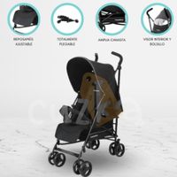 Coche Baston Plegable «CAPRI» Black