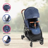 Coche Cuna de Paseo INFANTI «ZURI 360» Blue