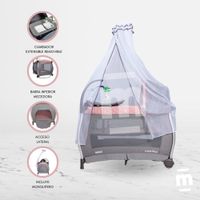 Cuna Corral Plegable para Bebé «LUNA PLUS» Pink