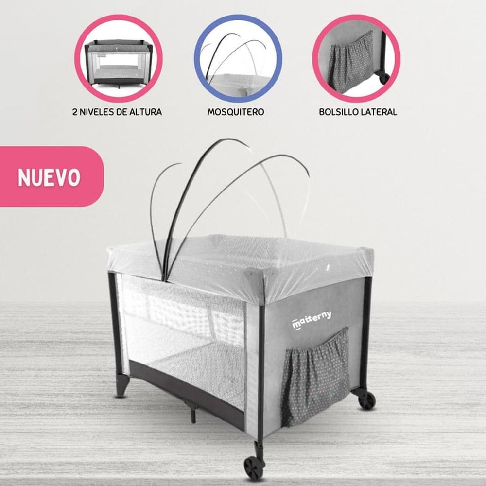 Cuna Corral para Bebés «SLEEP» Gray