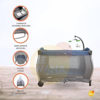 Cuna Corral Plegable para Bebé «LUNA PLUS» Blue