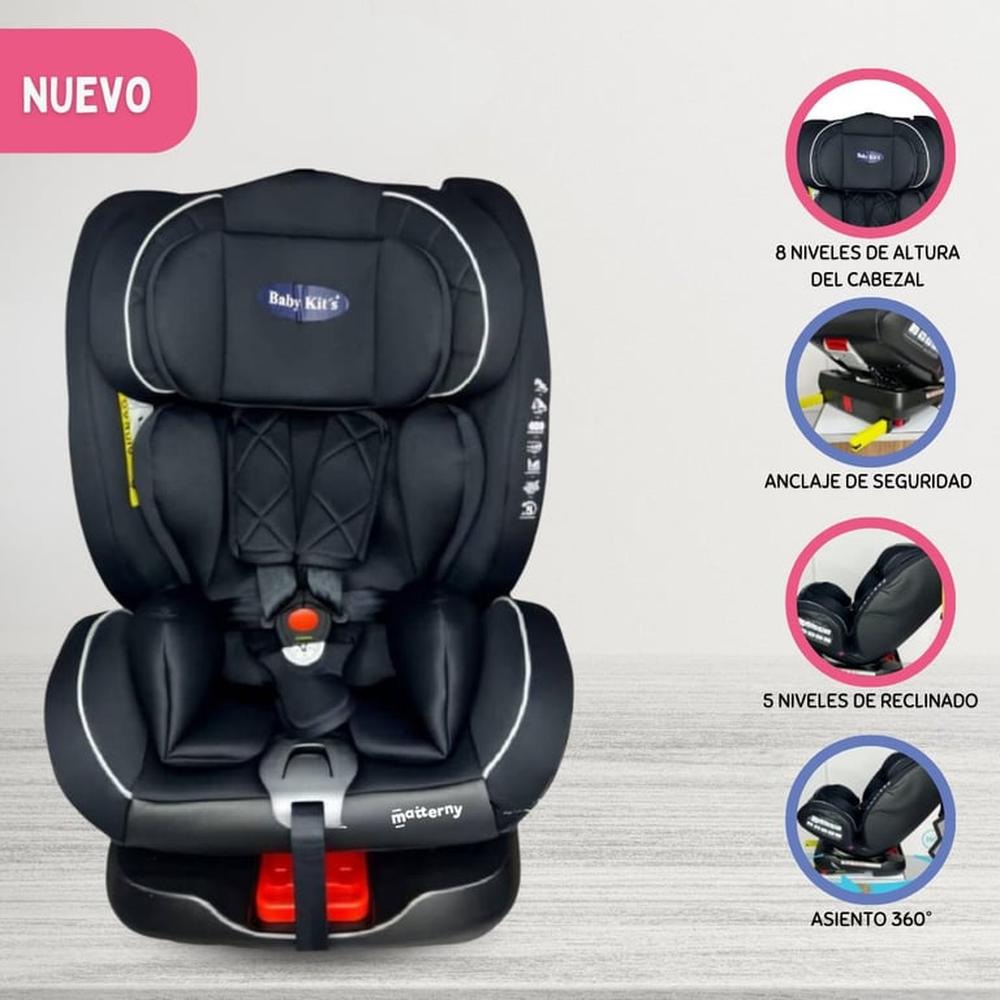 Silla de Auto para Bebé «BARLETTA» Black